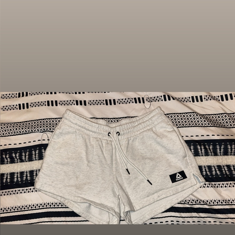 Reebok Women's Athletic Light Gray Shorts